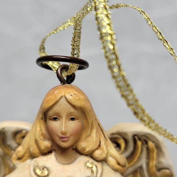 Pair Jim Shore Heartwood Creek Angels 2013 Figurines 5” Christmas Holiday Set - Picture 16 of 16